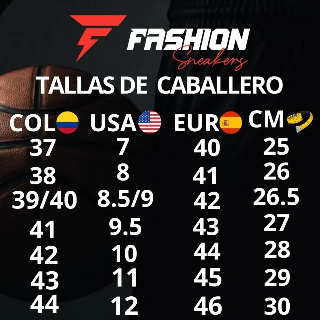 tallas de hombre